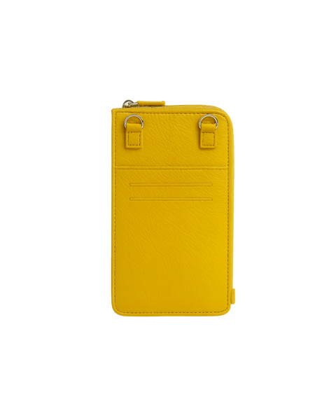 Palermo Leather Phonebag - Marigold