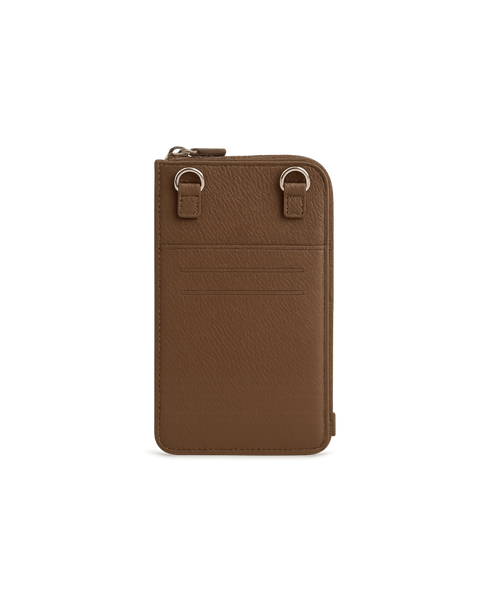 Palermo Leather Phonebag - Canela