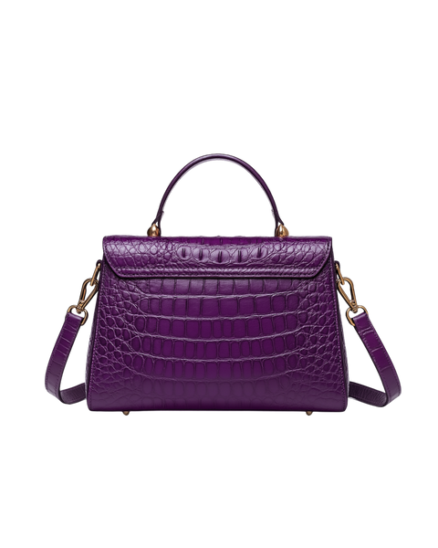 Viola Luxe Croc Satchel