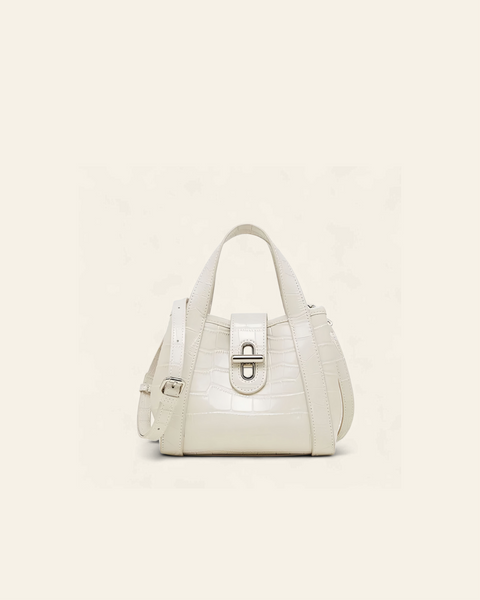 Léone Mini Satchel in Noir (Genuine Leather)