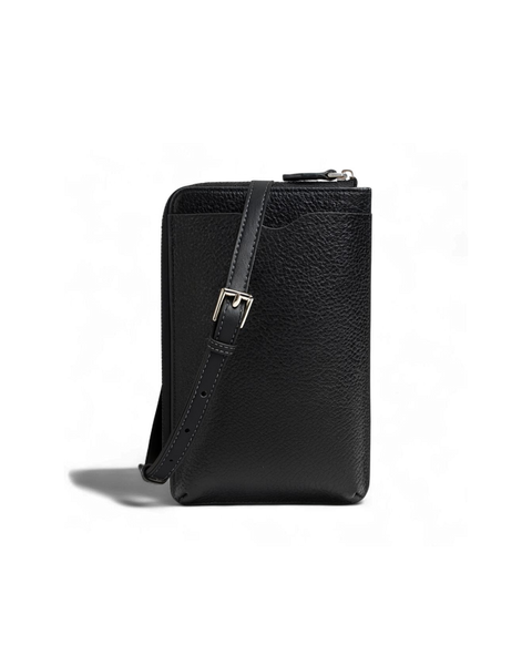 Palermo Leather Phonebag - Taupe