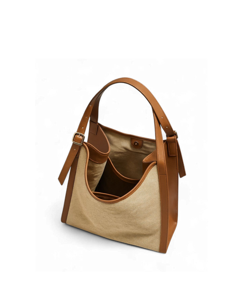 Sorrina Tote in Canela (Genuine Leather)