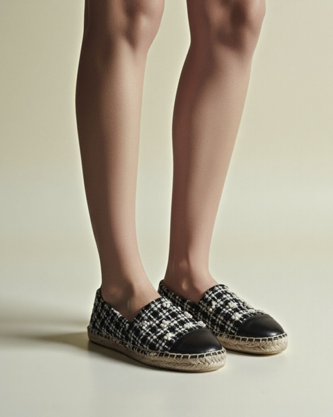Serra Tweed Pearl Espadrilles