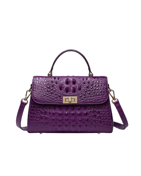 Viola Luxe Croc Satchel