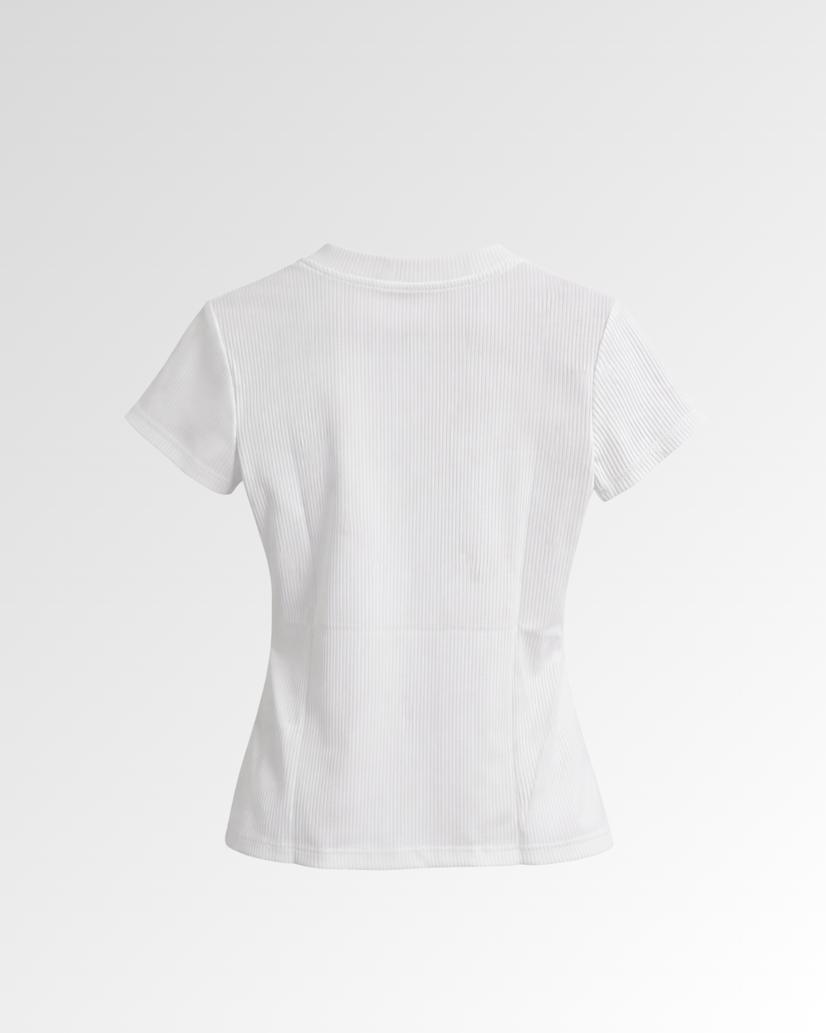 Ribbed Knit Tee