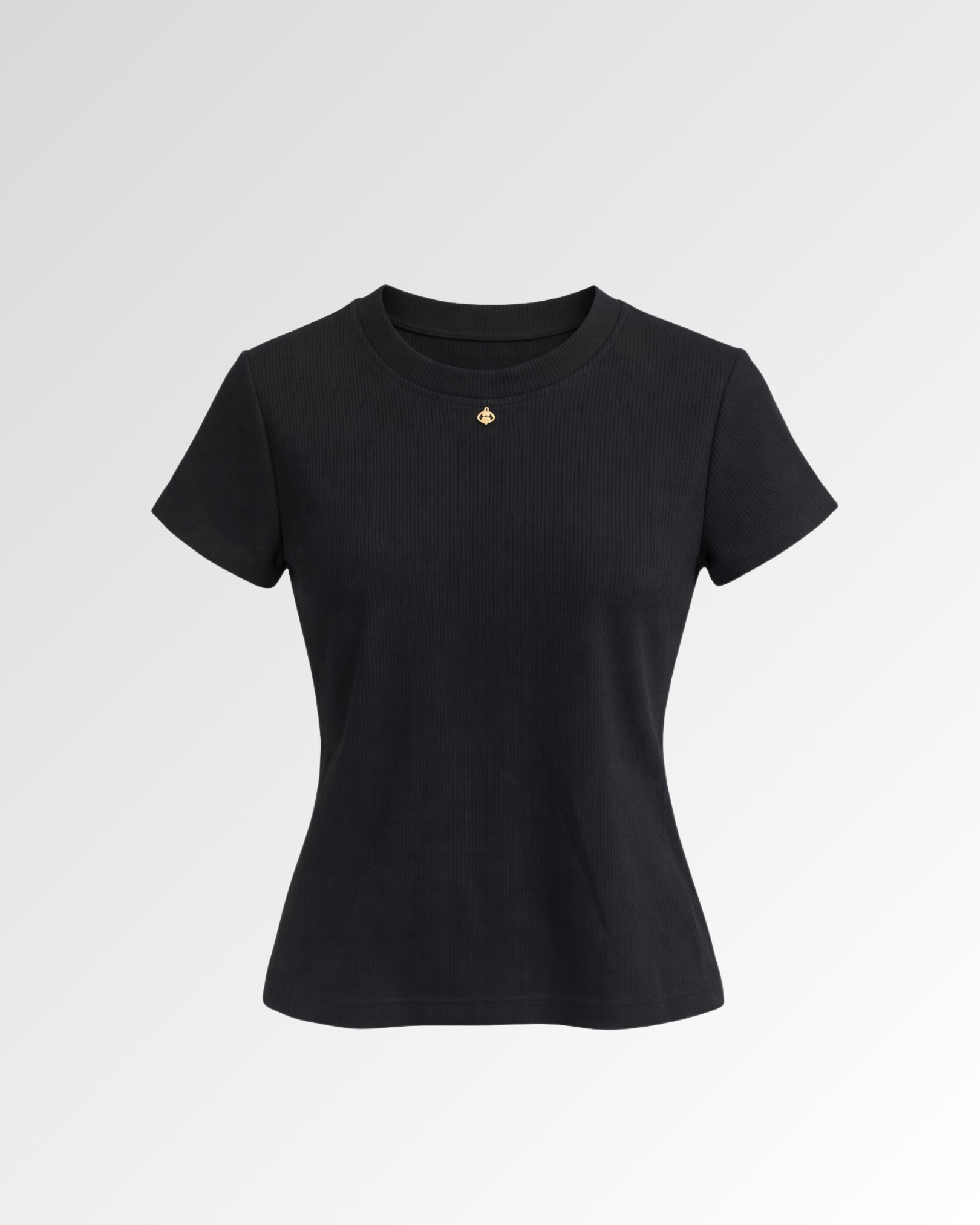 Ribbed Knit Tee