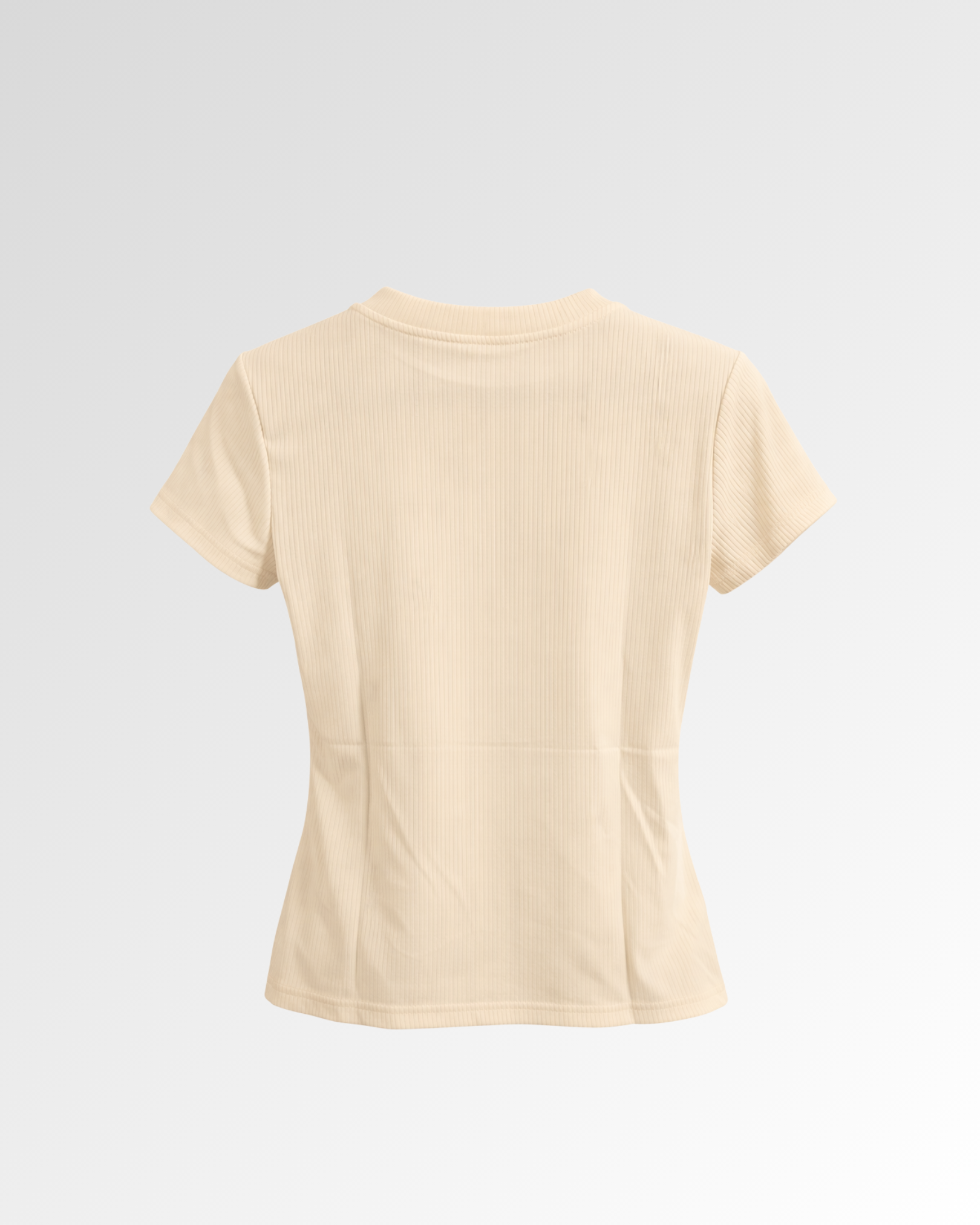 Ribbed Knit Tee