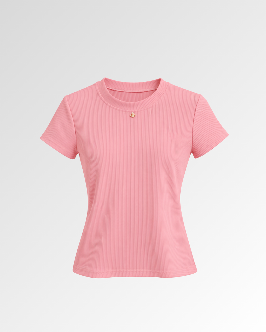 Ribbed Knit Tee