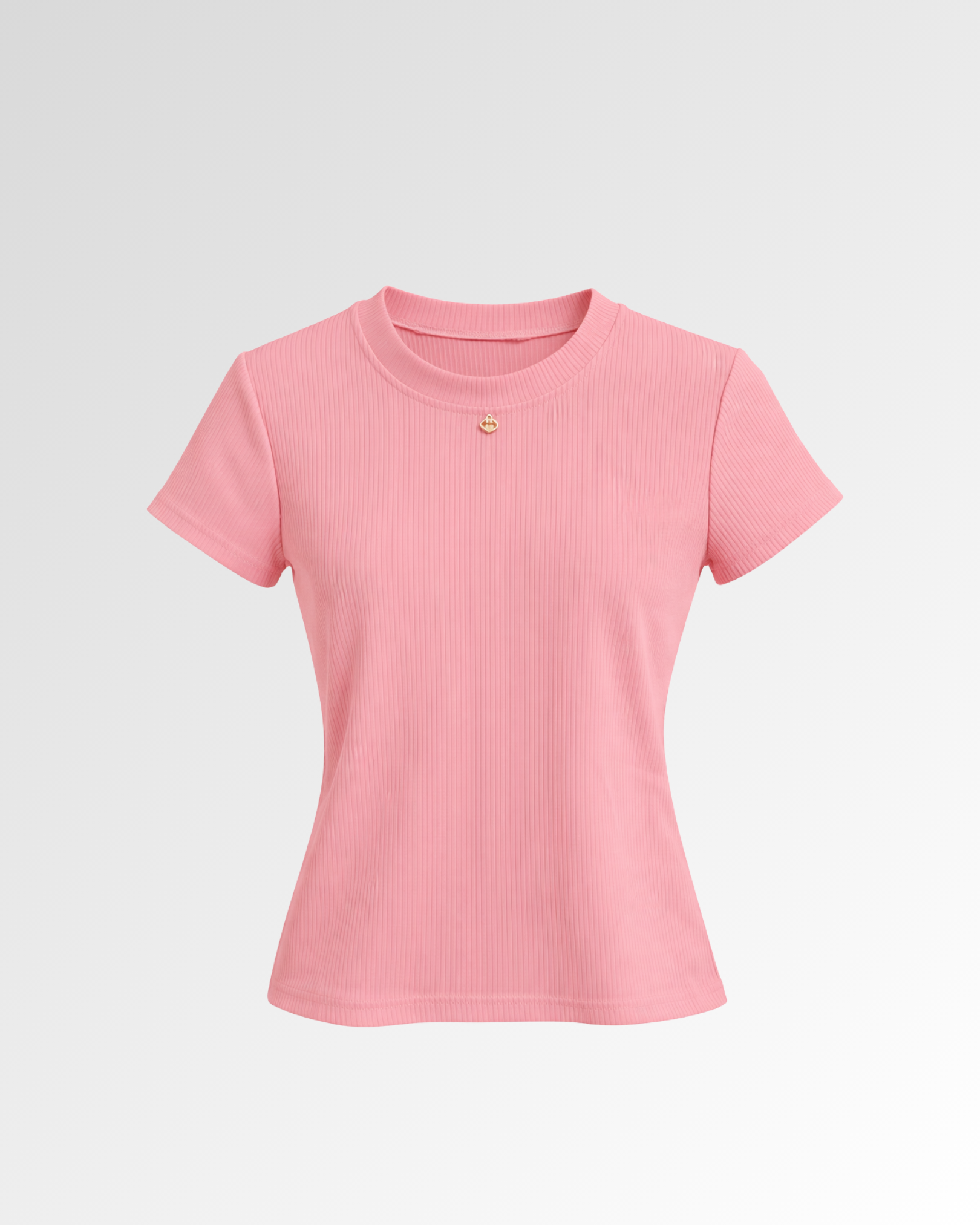 Ribbed Knit Tee