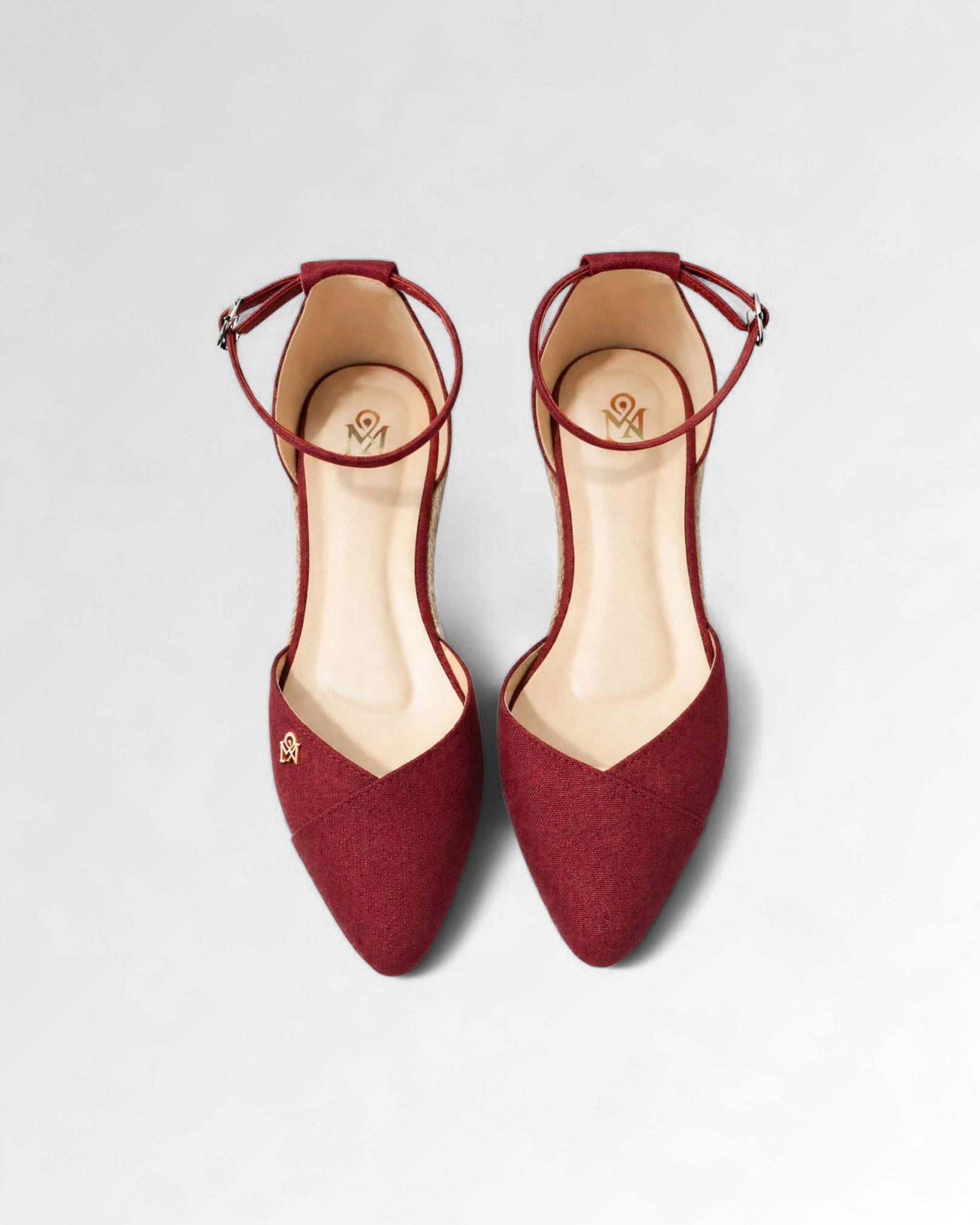 High-Strap Demi Flat
