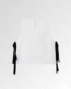 Noir Botanique Tie-Side Top