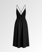 Eyelet Smocked Midi