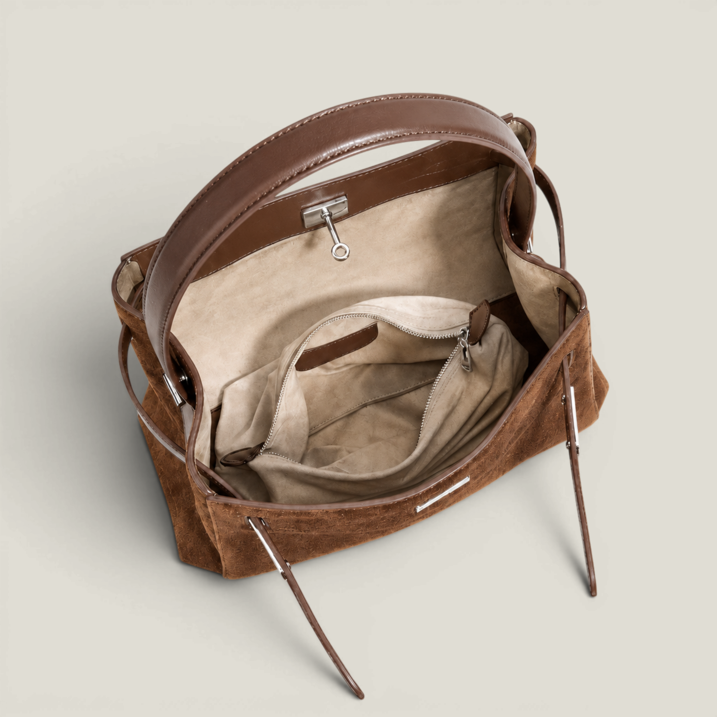 Le Mini Suede Bag