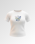 Fleur Papillon Embroidered Tee