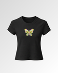 Fleur Papillon Embroidered Tee