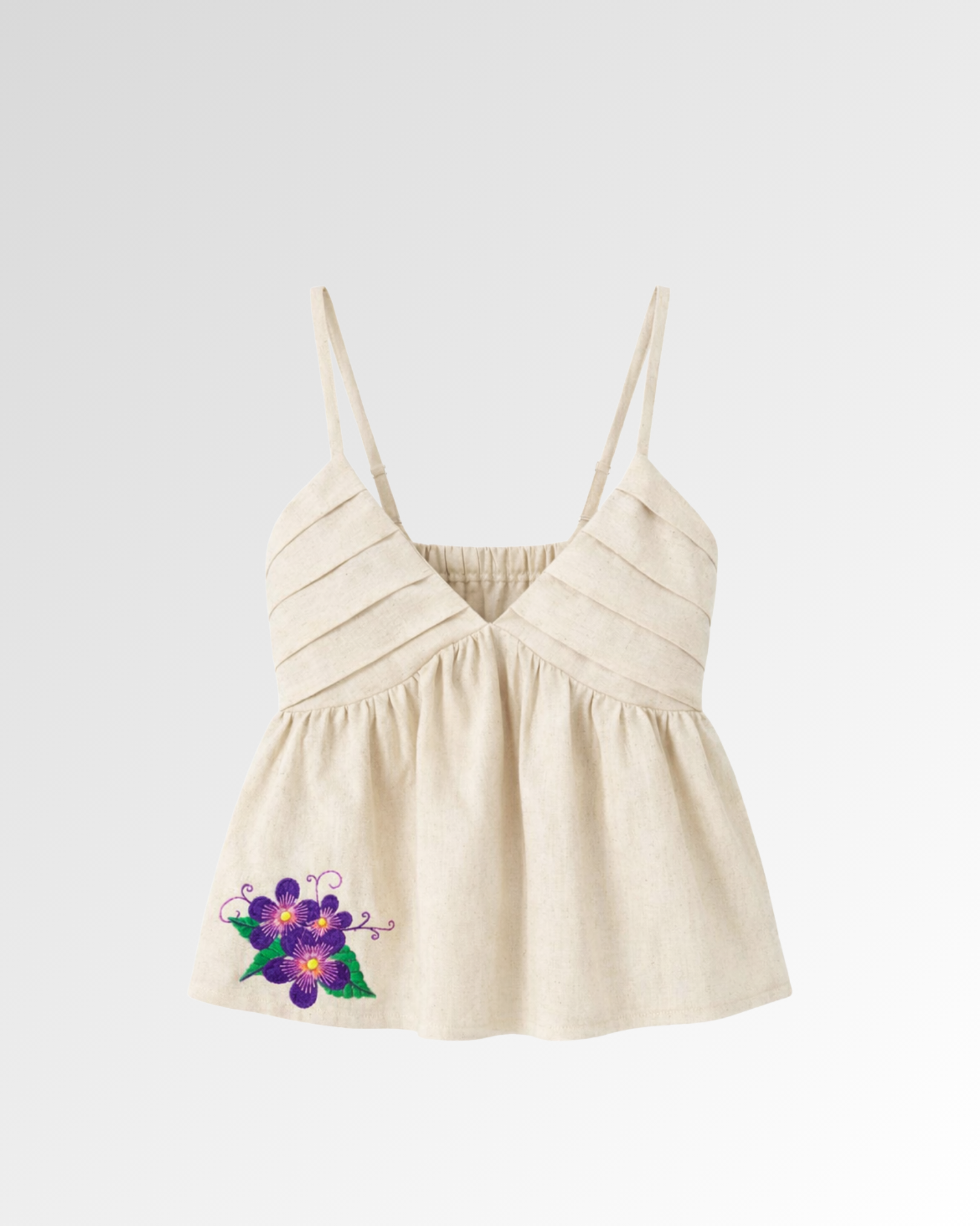 Linen Babydoll Camisole