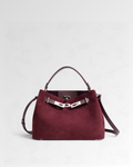 Versa-Carry Top Handle Bag in Suede