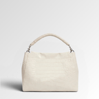 Croc Textured Shoulder Bag