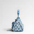 Bleu Tissé Bucket Bag