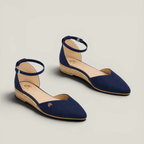 High-Strap Demi Flat