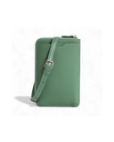 Palermo Leather Phonebag - Olive Cuir