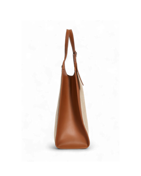 Sorrina Tote in Canela (Genuine Leather)