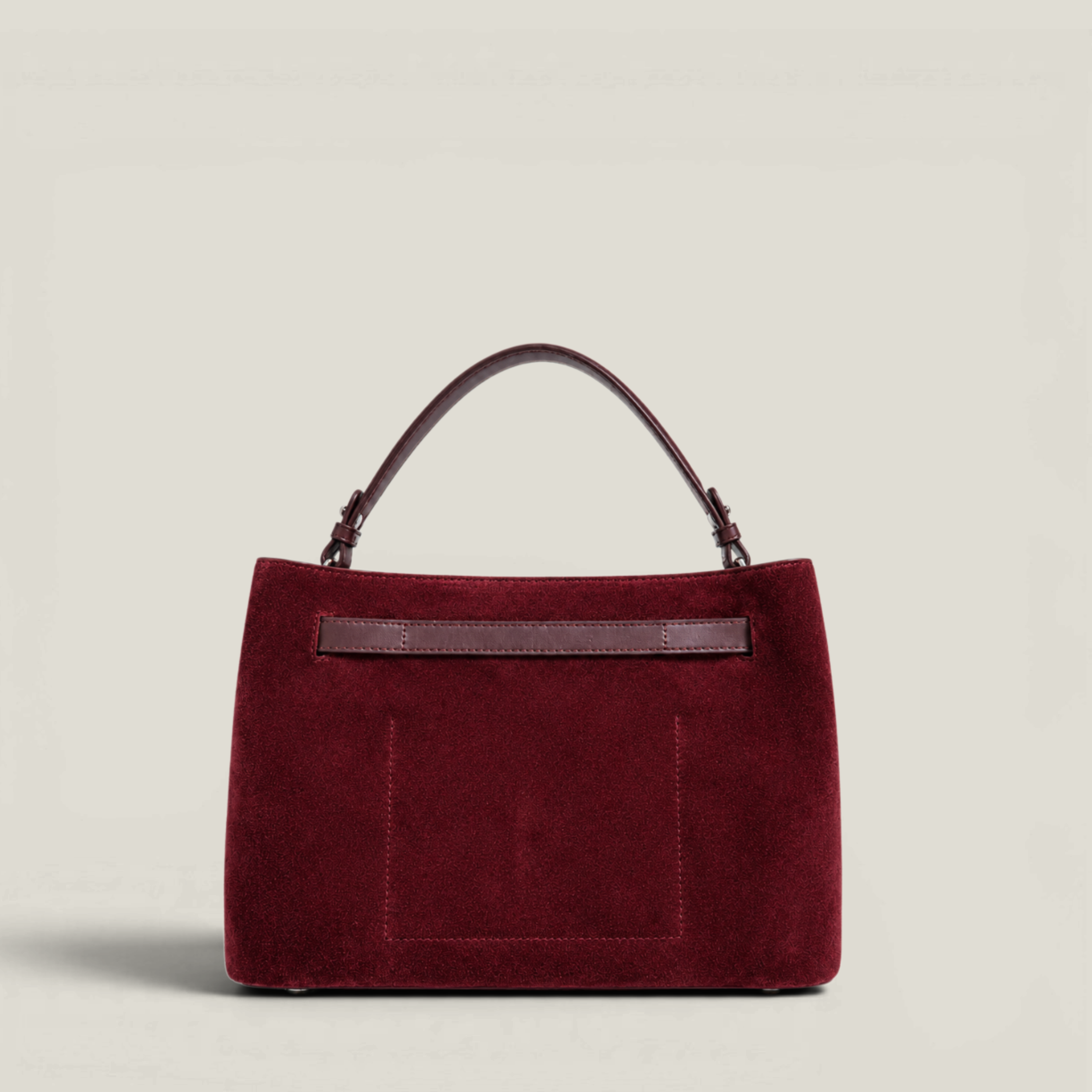 Versa-Carry Top Handle Bag in Suede