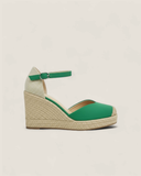 CLASSIQUE ÉLEVÉE - LOW-STRAP WOVEN TOE WEDGE
