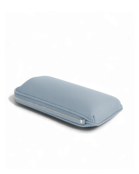 Palermo Leather Phonebag - Mist Blue
