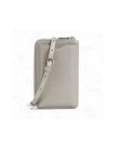 Palermo Leather Phonebag - Ash Pebble