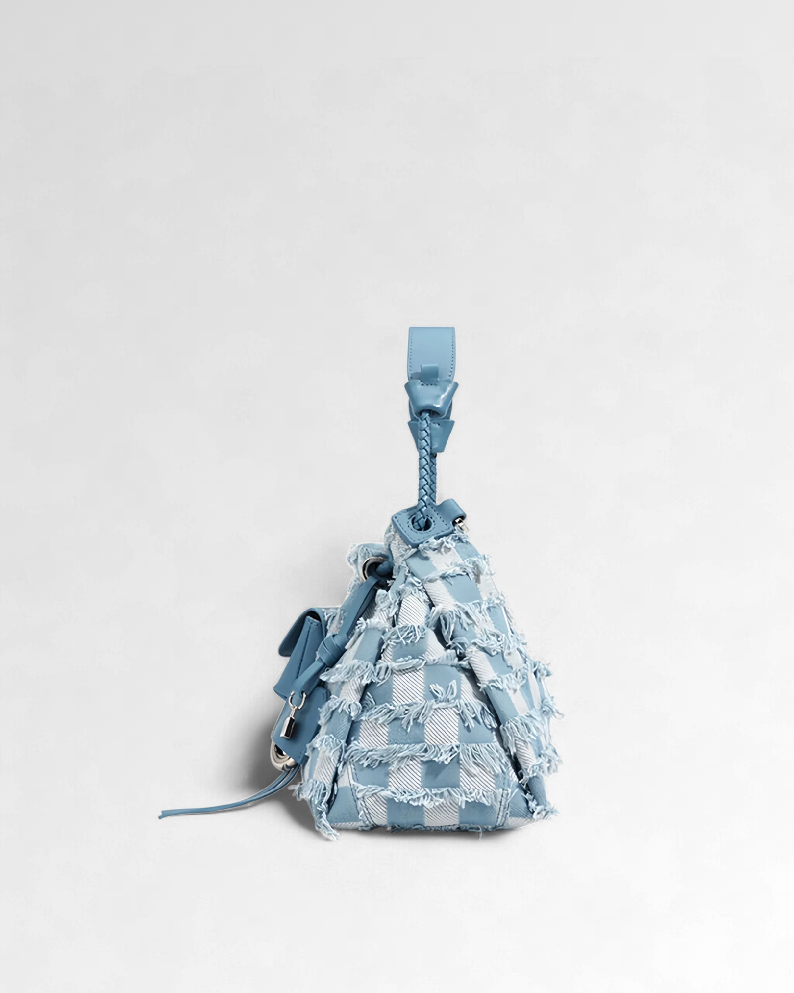 Bleu Tissé Bucket Bag – MIDRAB ATELIER