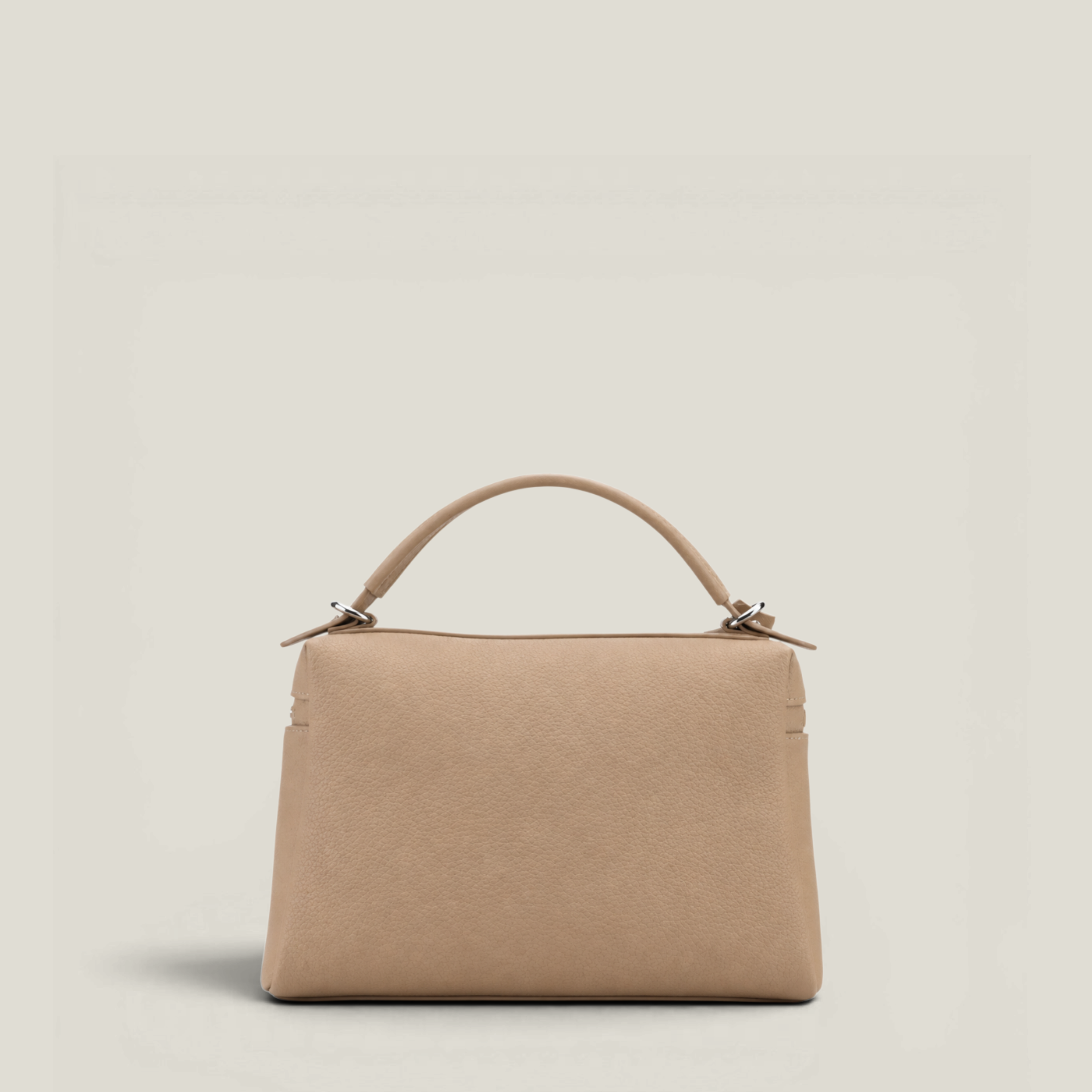 Le Zip-Top Pebbled Bag