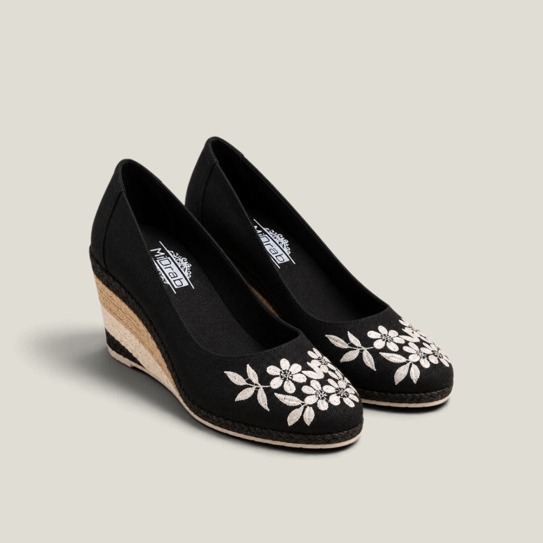 Espadrille Wedge Fleurie