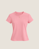 Ribbed Knit Tee