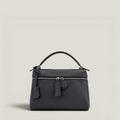Le Zip-Top Pebbled Bag