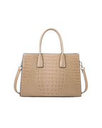 Siena Croc-Embossed Structured Tote