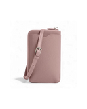 Palermo Leather Phonebag - Rosewood