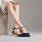 High-Strap Demi Flat