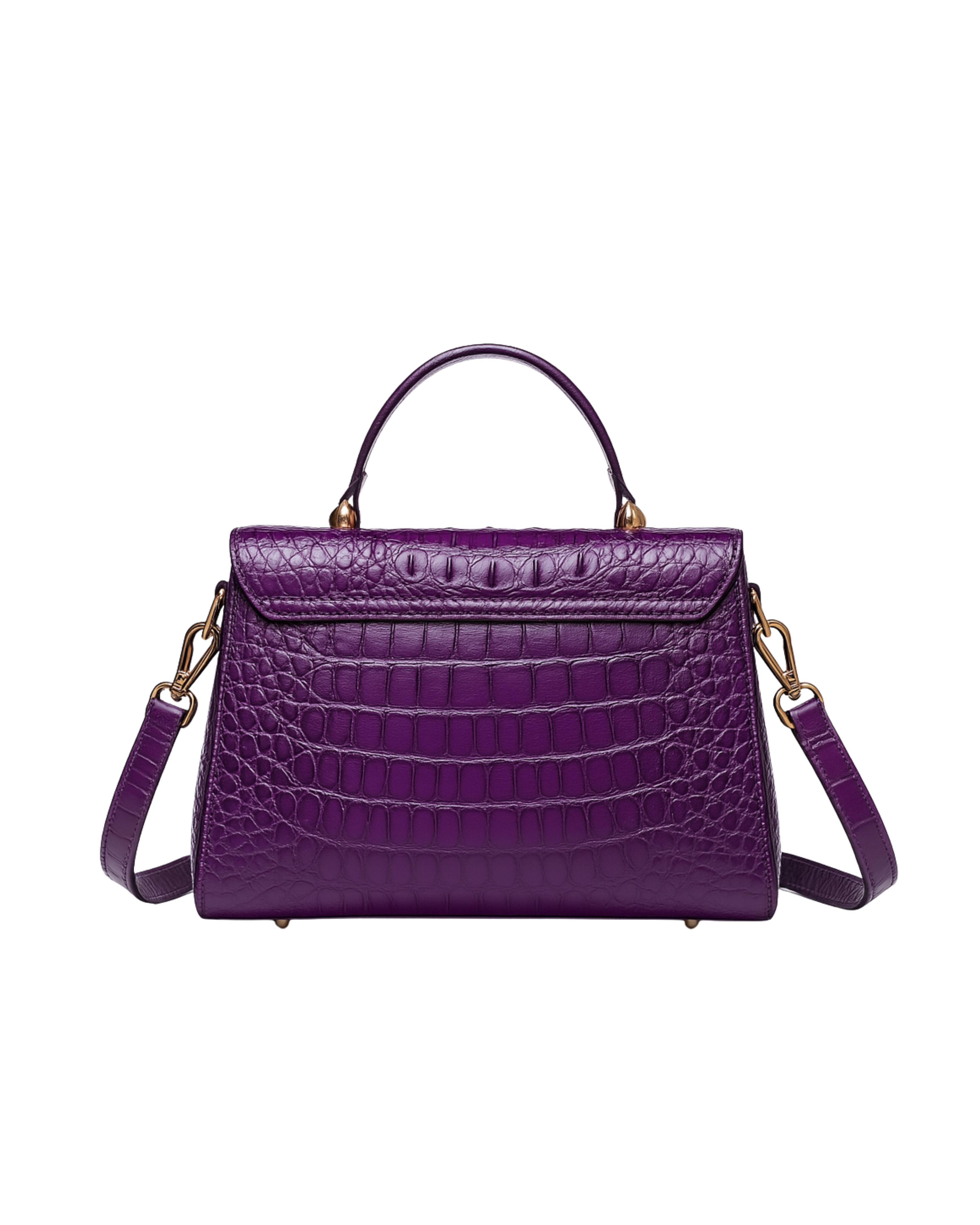 Viola Luxe Croc Satchel