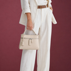 Le Zip-Top Pebbled Bag