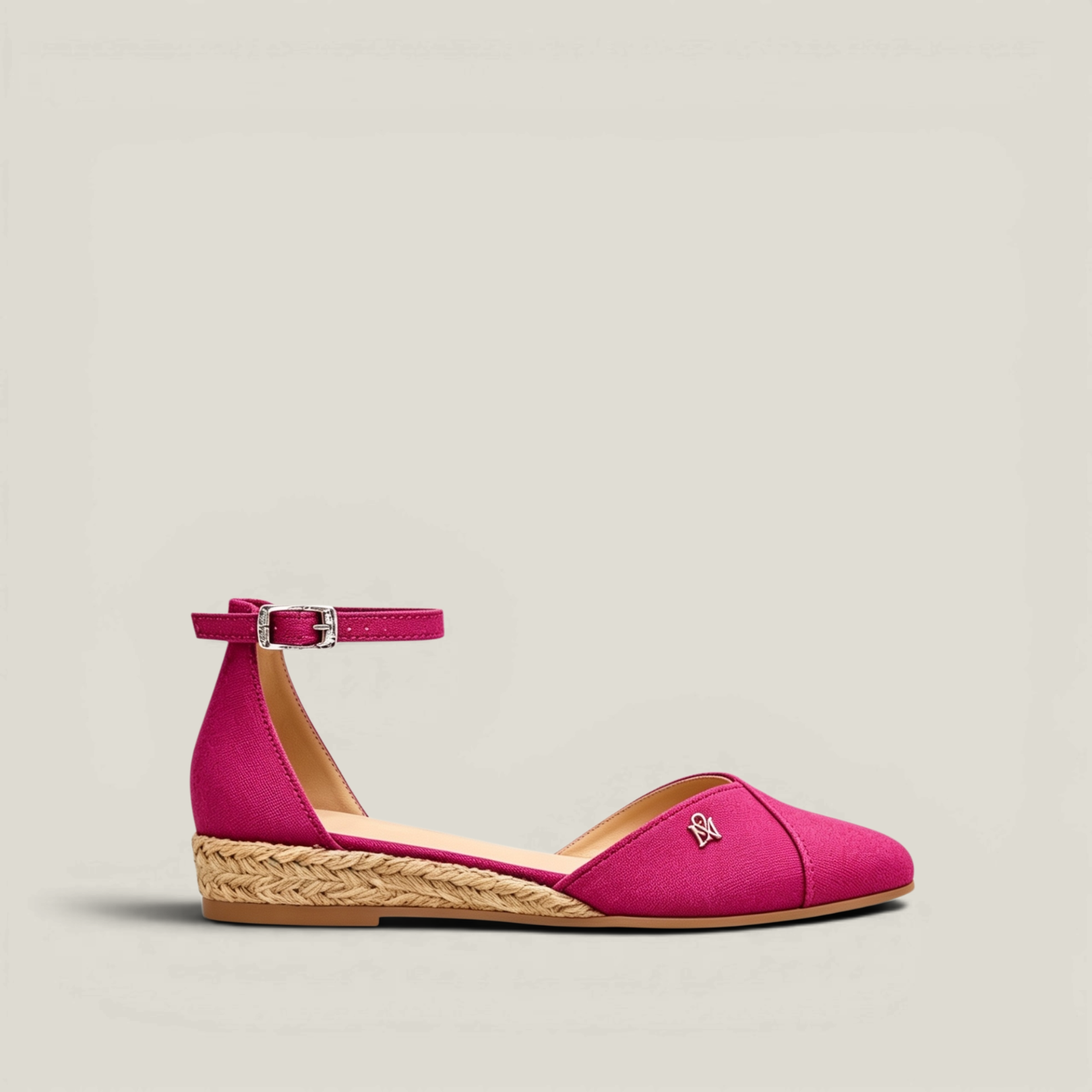 High-Strap Demi Flat