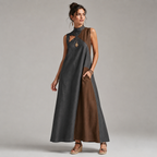 Colorblock Maxi Dress