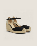 CLASSIQUE ÉLEVÉE - LOW-STRAP WOVEN TOE WEDGE