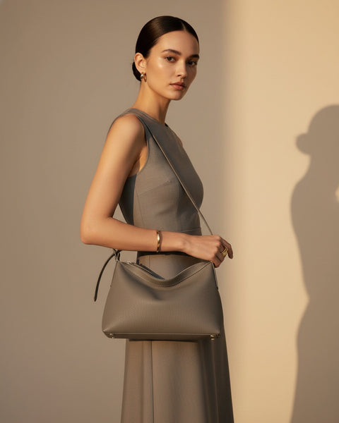 Palma Daily Hobo in Pebbled Cowhide Leather