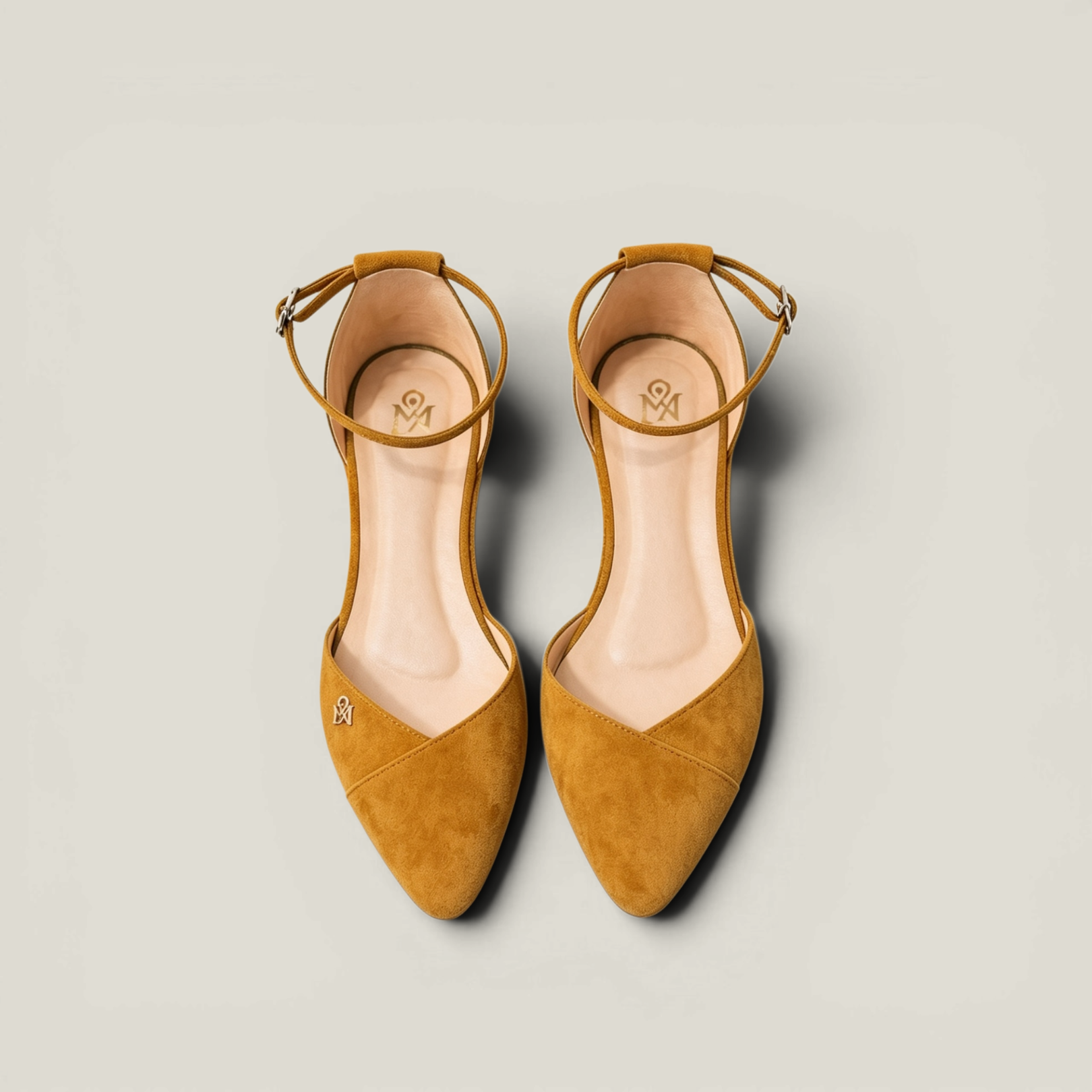 High-Strap Demi Flat