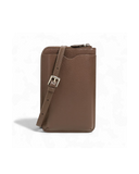 Palermo Leather Phonebag - Canela