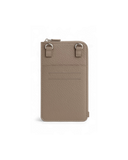 Palermo Leather Phonebag - Taupe