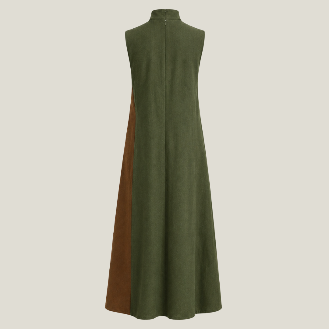 Colorblock Maxi Dress