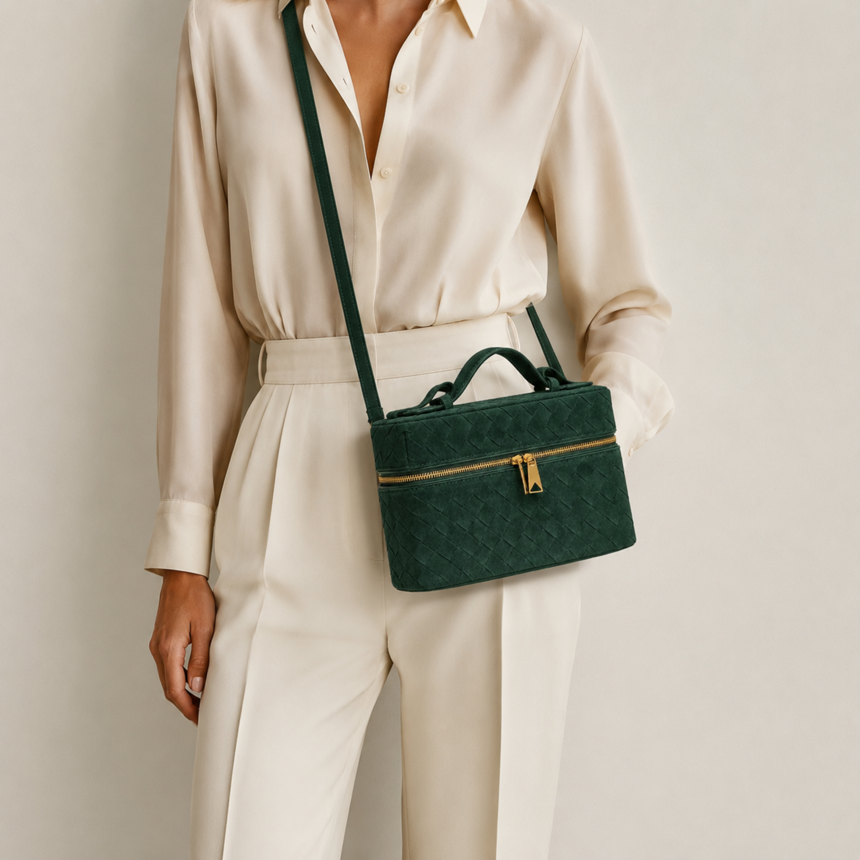 Woven Vanity Bag