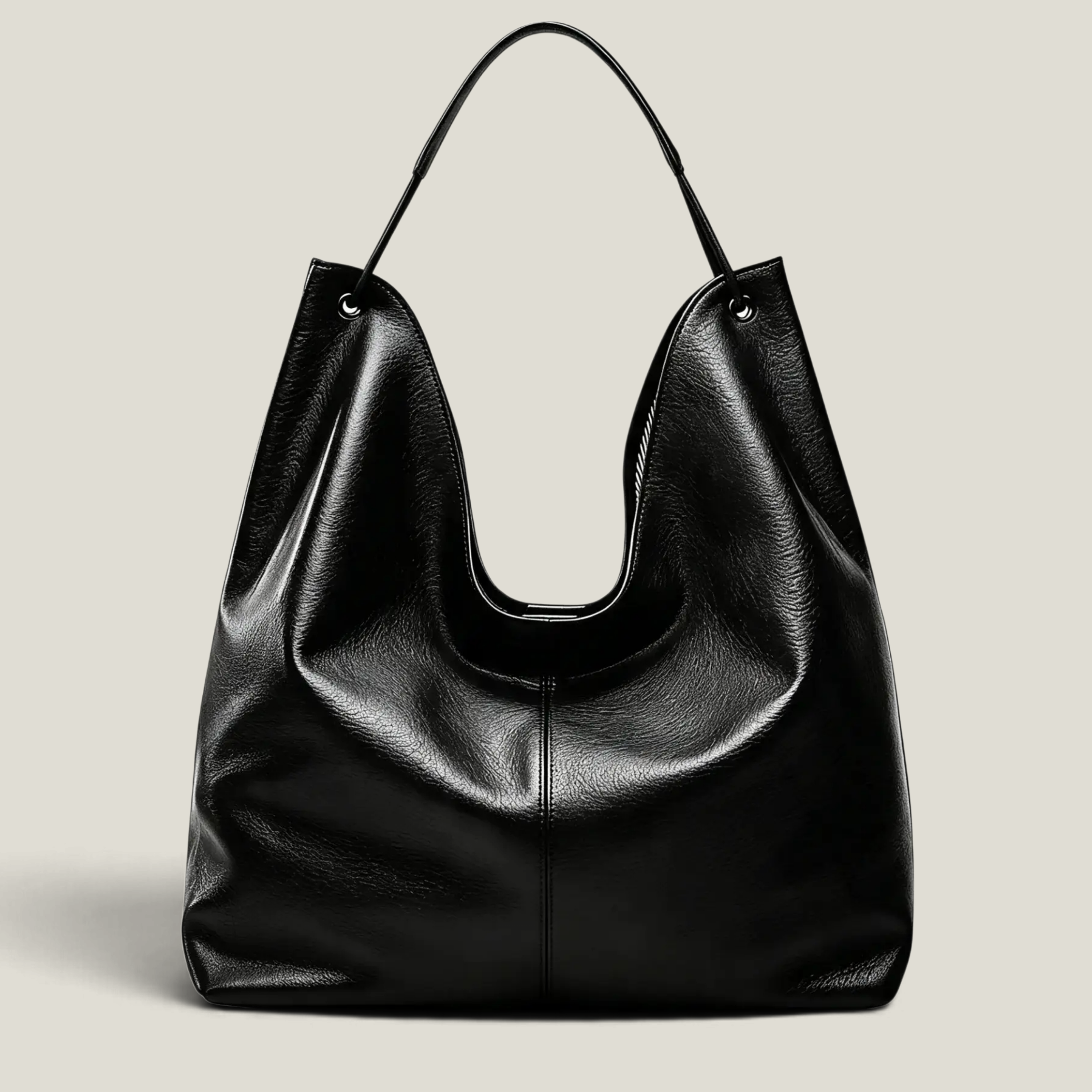 Vegetable-Tanned Hobo Bag